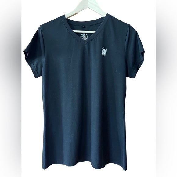 Official Lin Manuel Miranda Medium Black V-Neck Facetime & Signature T-shirt - Picture 2 of 5